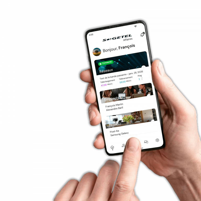 Notre application Mon Wi-Fi Affaires